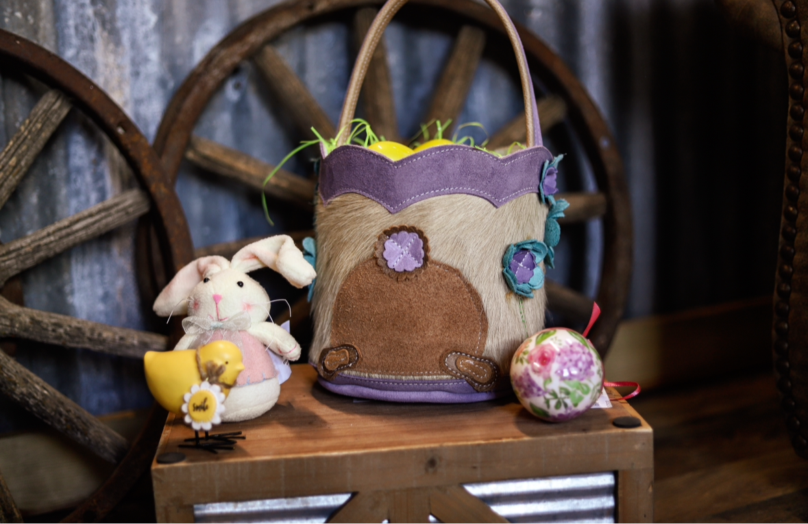 Easter Basket! Lavender Bunny Booty