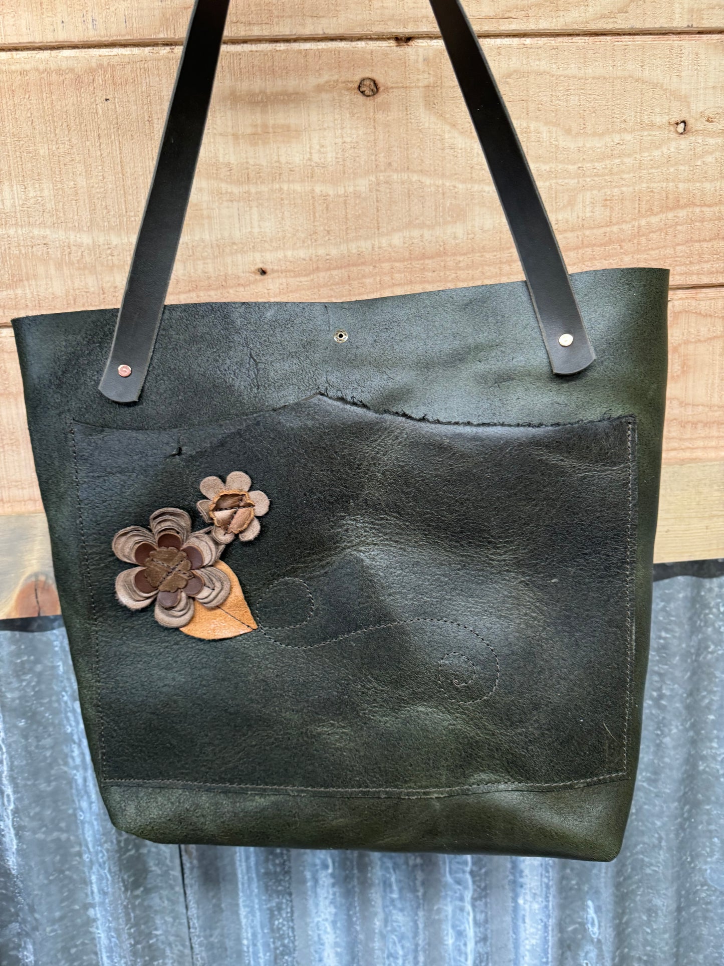 Fall Floral Weekender Tote