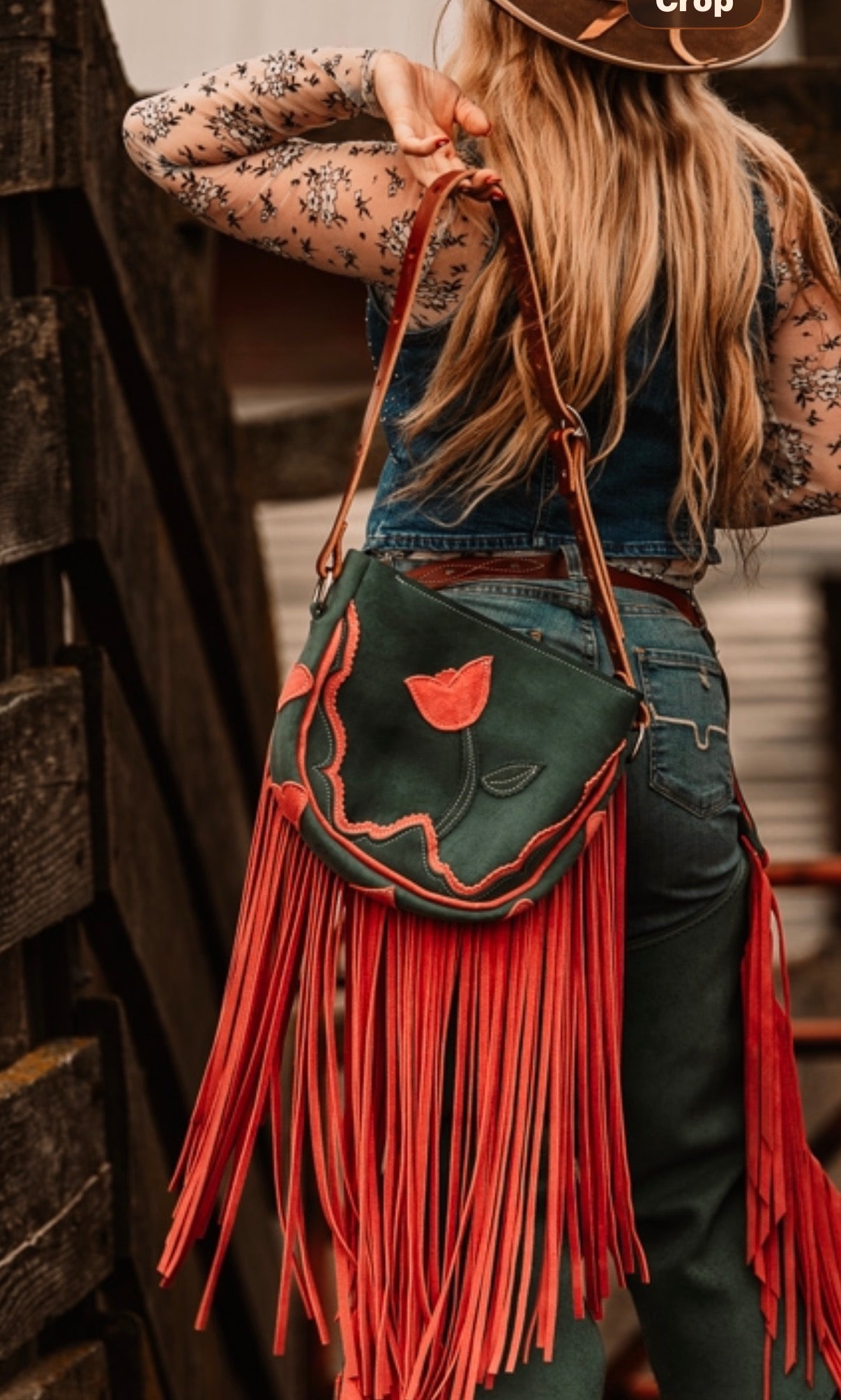 Spring Garden Chap Purse