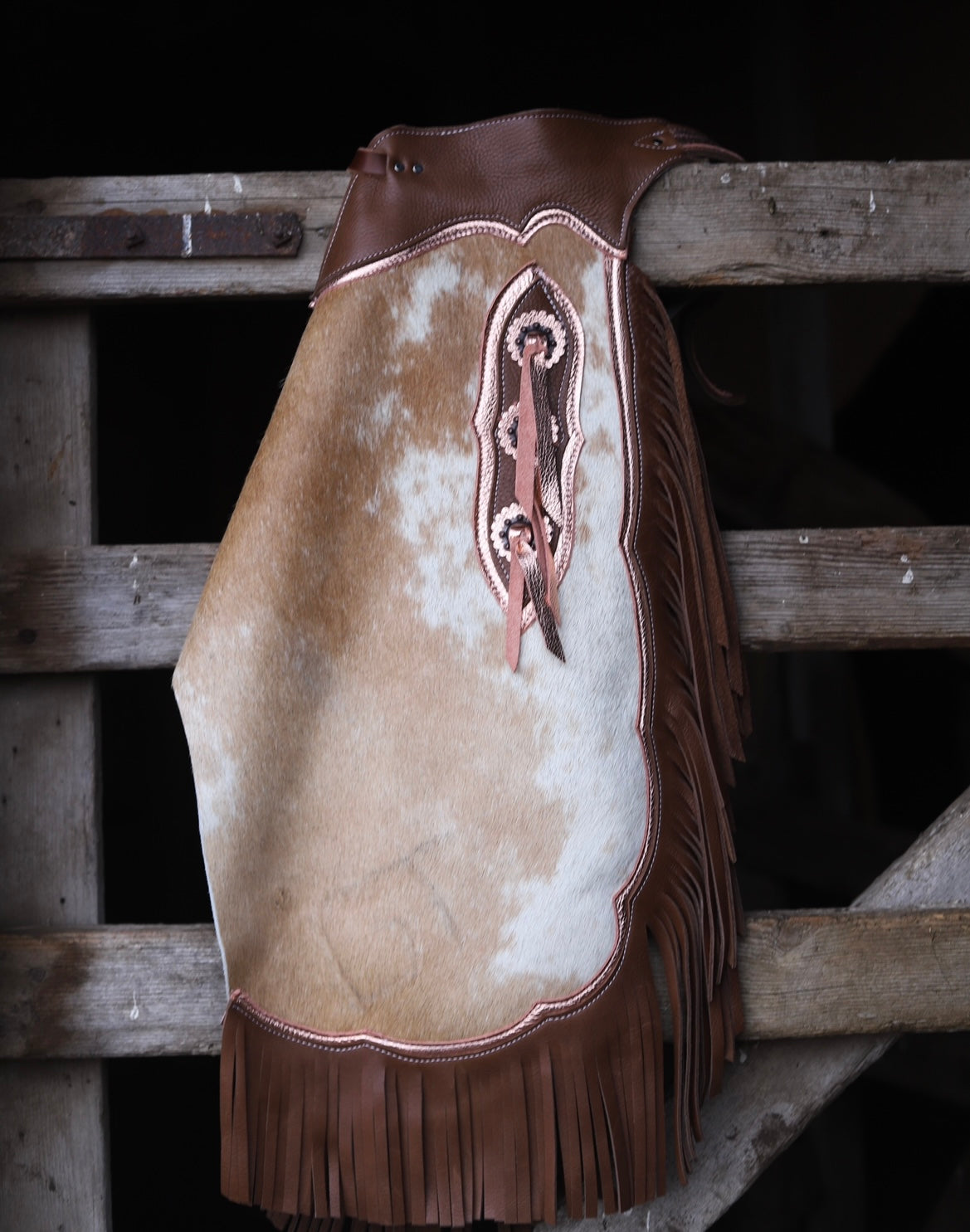10-12 Cowhide Chinks!