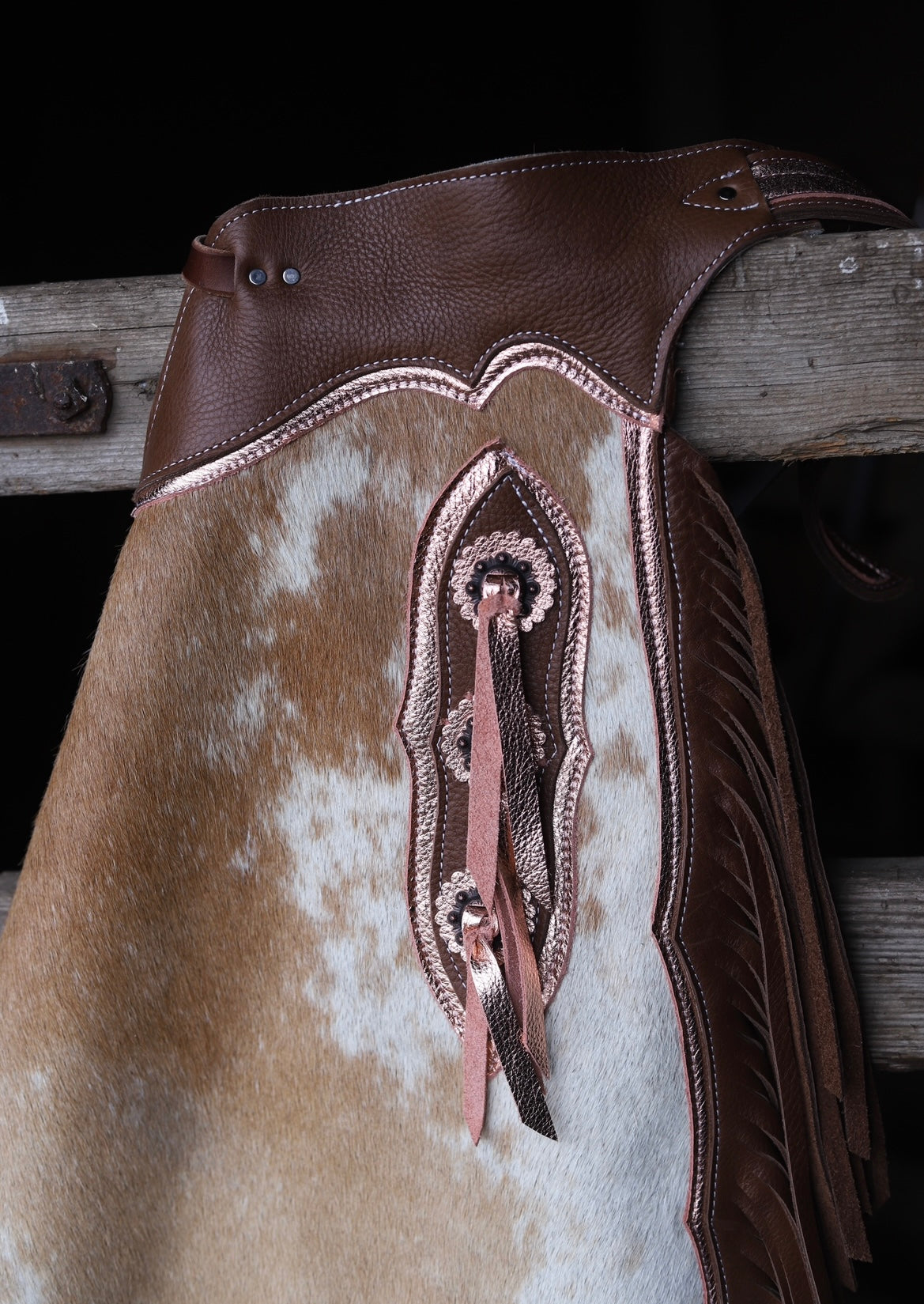 10-12 Cowhide Chinks!