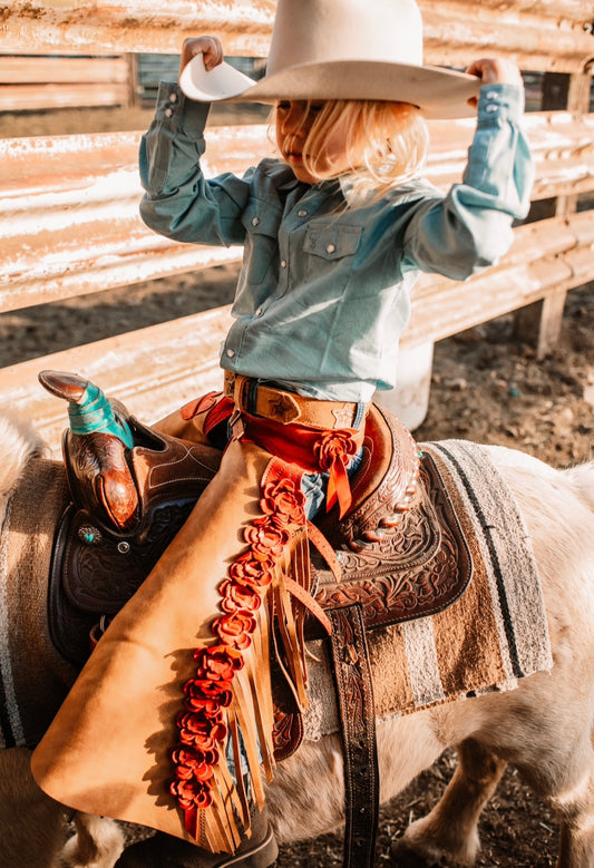 Rugged Rose Chaps