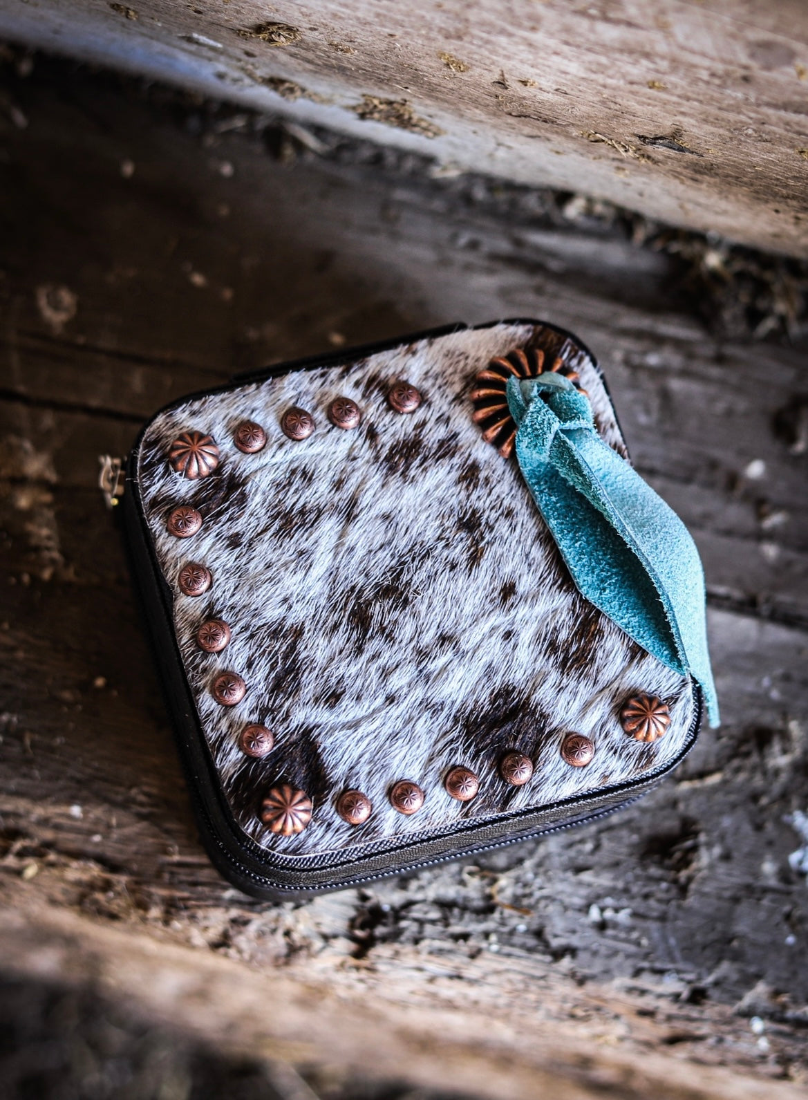 Cowhide Jewlery Box