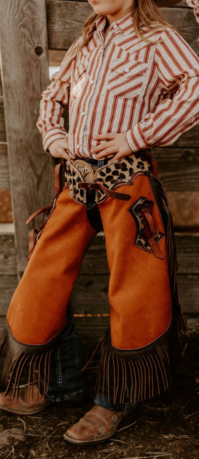 Sahara Rose Leopard Chinks