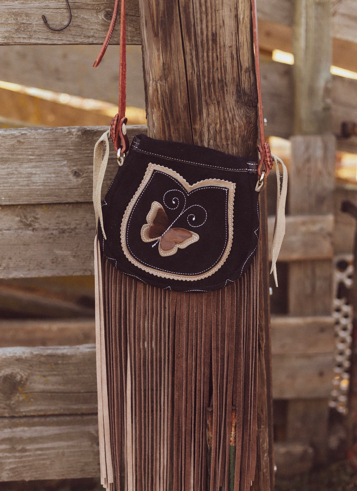 Chap Pocket Purse Black/Hazel
