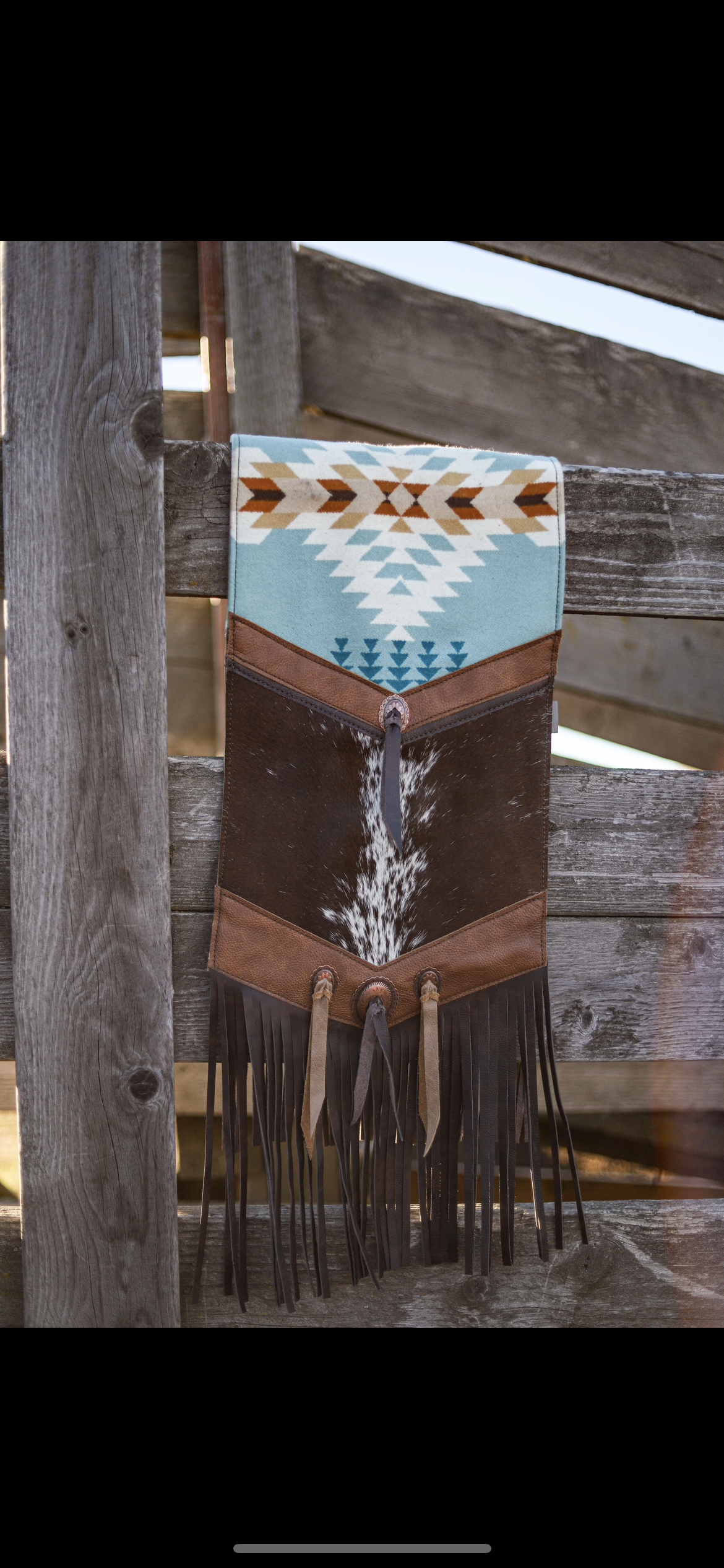 Pendleton Cowhide Table Runner