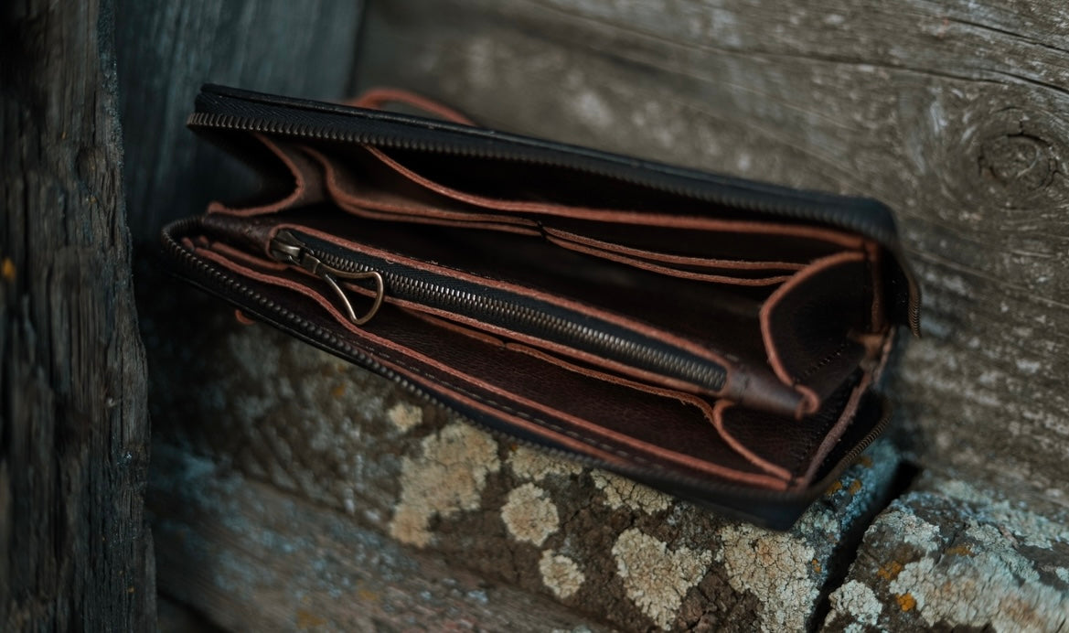 Custom Zippered Clutch Wallet Deposit Only.