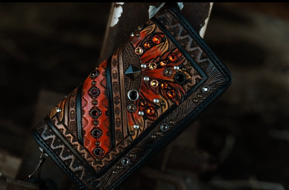 Custom Zippered Clutch Wallet Deposit Only.