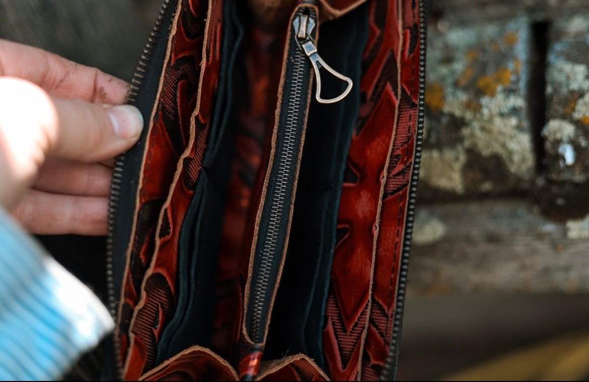 Zippered Clutch Wallet