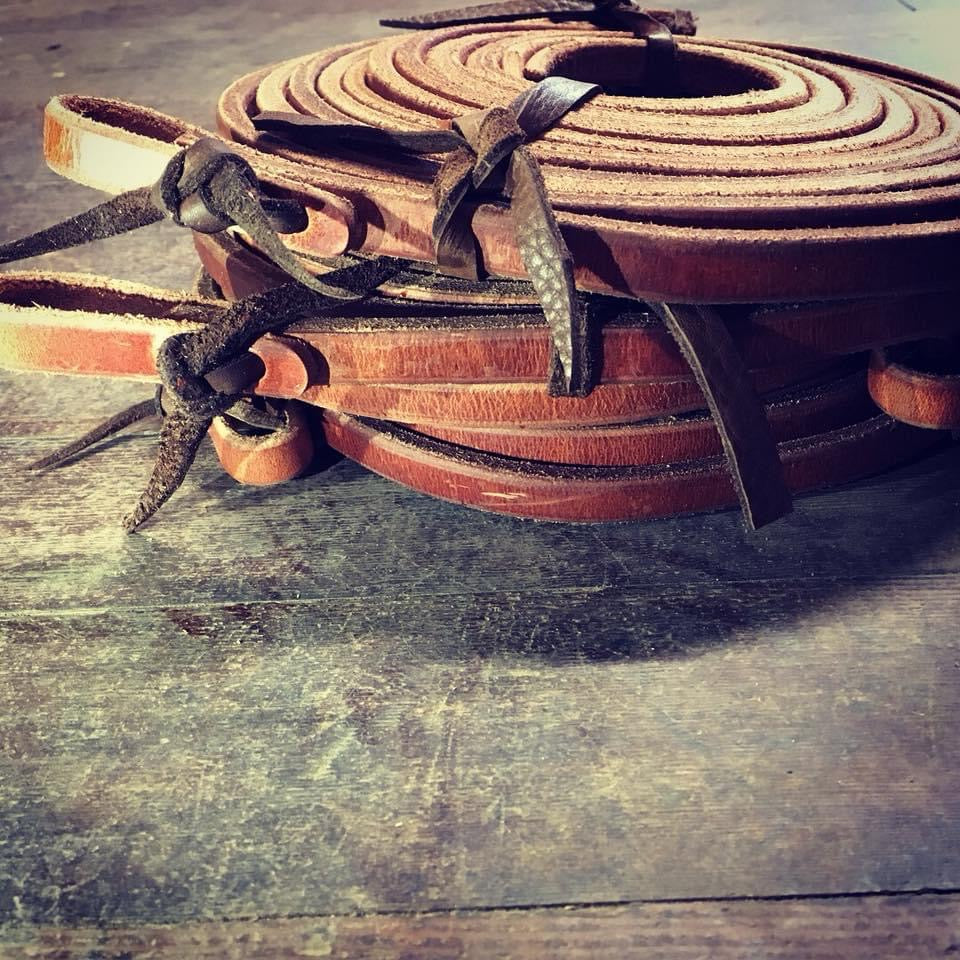 Harness Leather Split Reins
