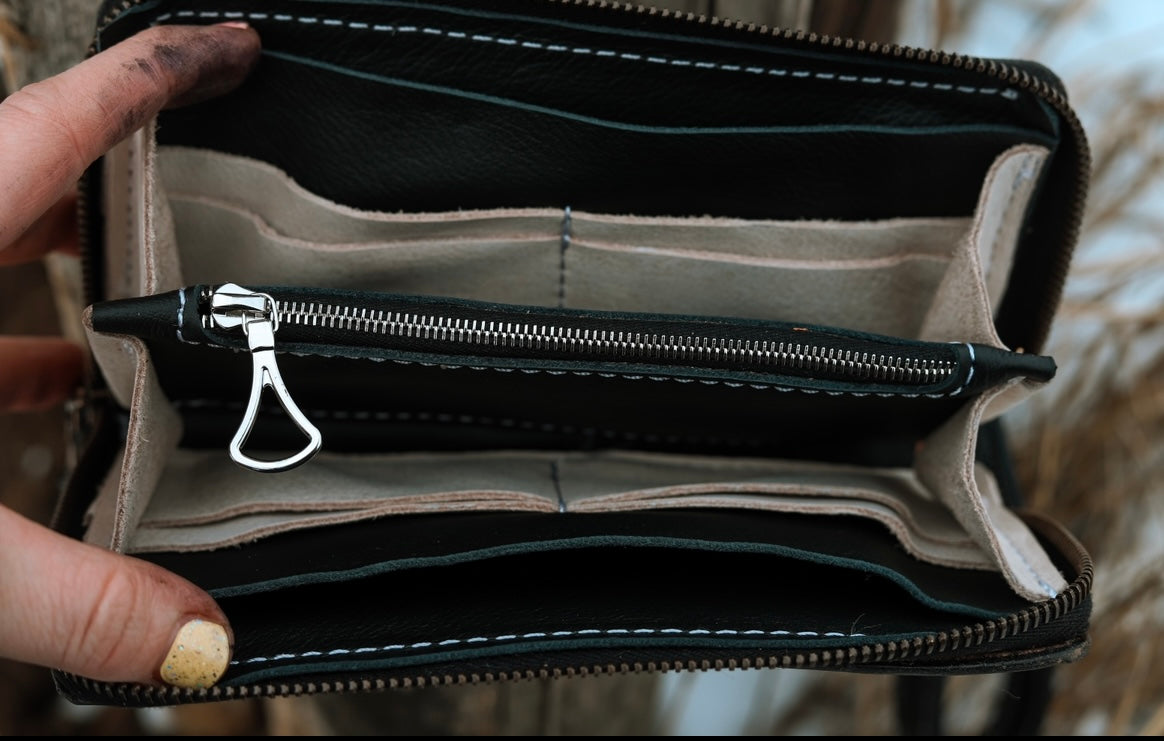 Custom Zippered Clutch Wallet Deposit Only.