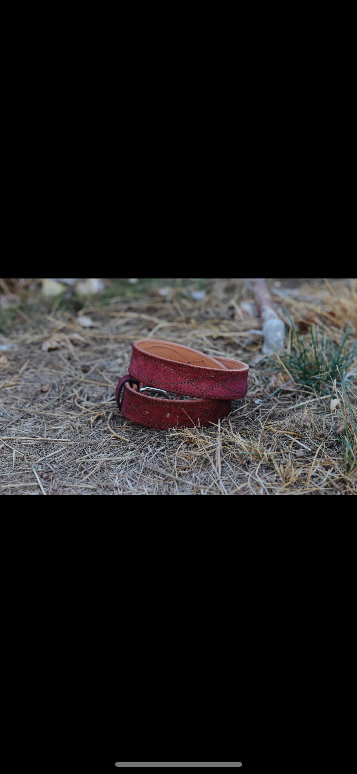 Roughout Gunslinger Belt Mahogany