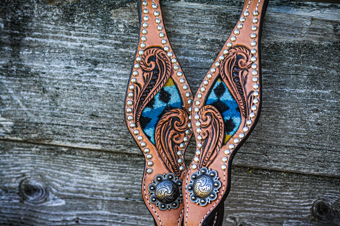 Swirls And Twirls Single Ear Headstall