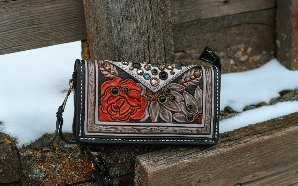 Custom Zippered Clutch Wallet Deposit Only.