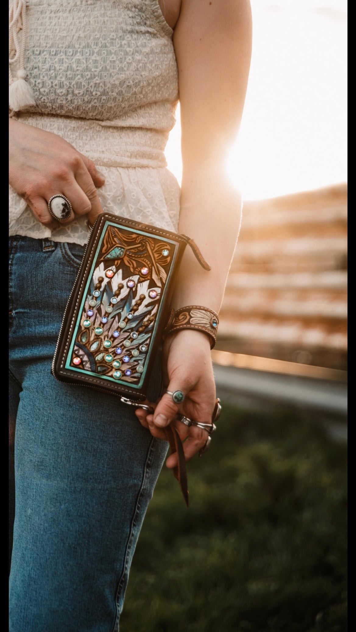 Custom Zippered Clutch Wallet Deposit Only.