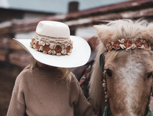 Flower Crown Hat Band