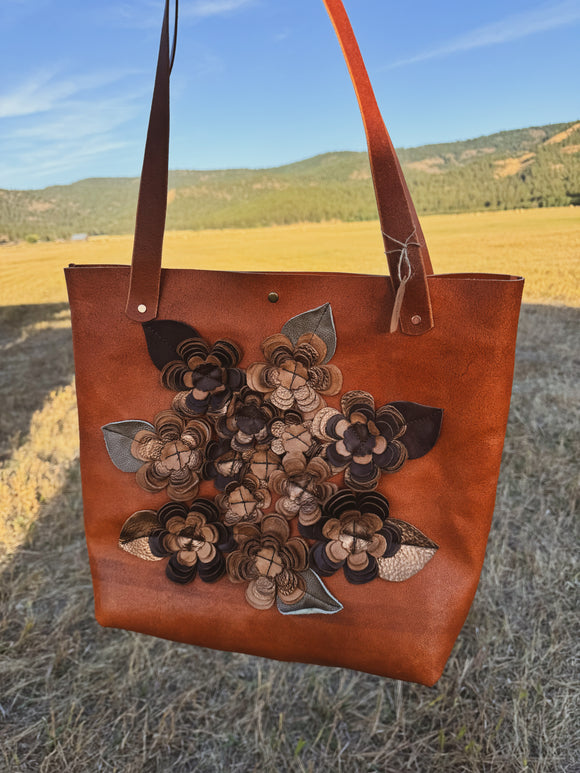 Fall Floral Weekender Tote