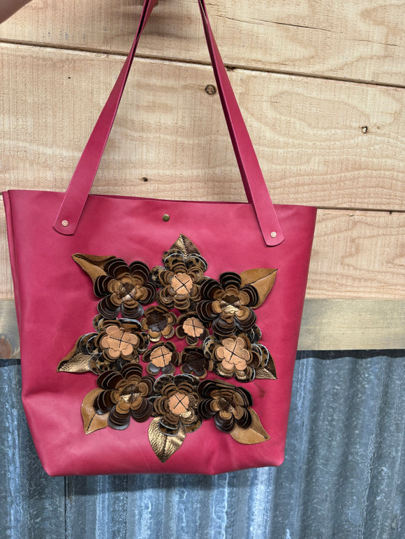 Fall Floral Weekender Tote