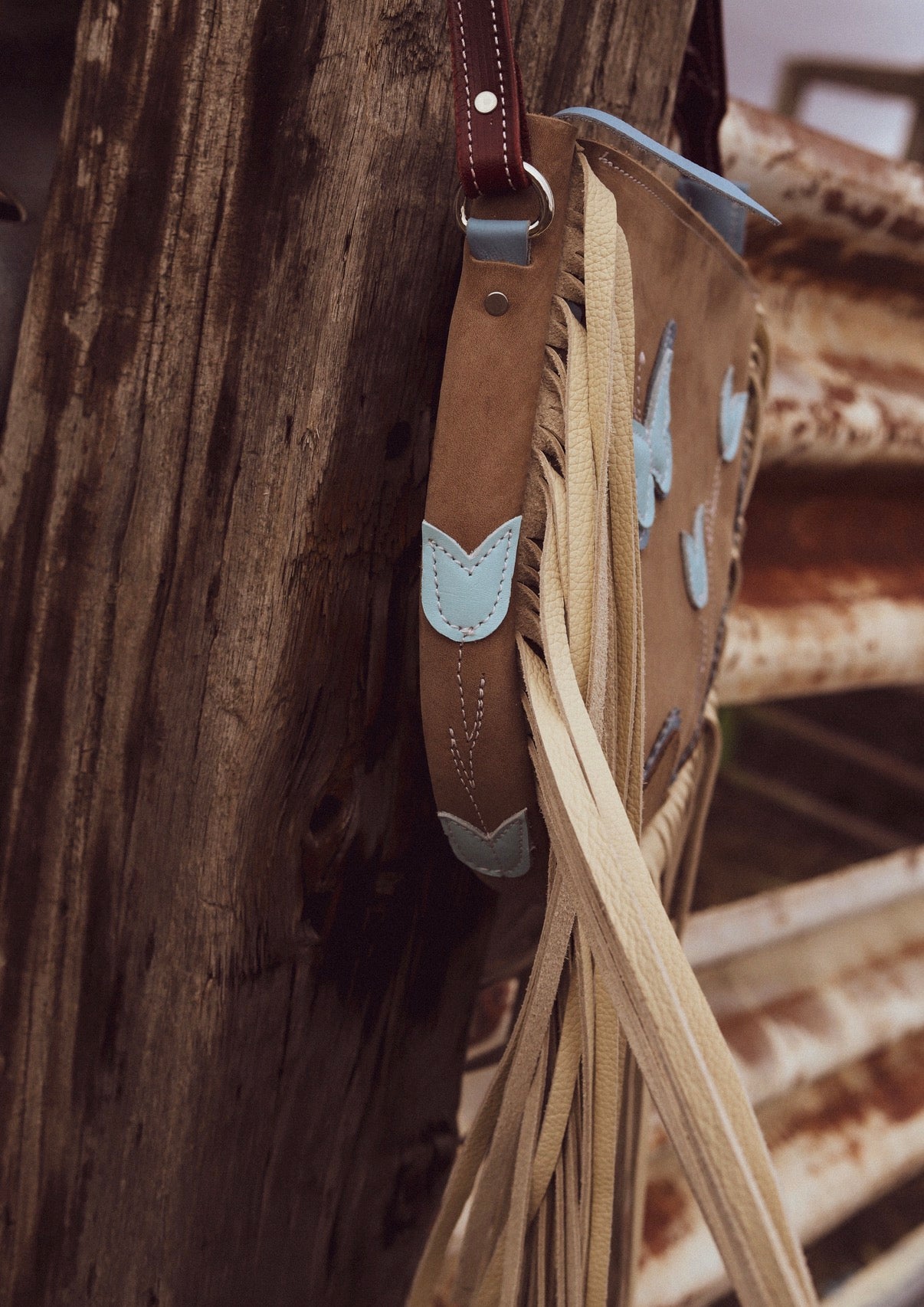 Chap Purse Crossbody Grizzly