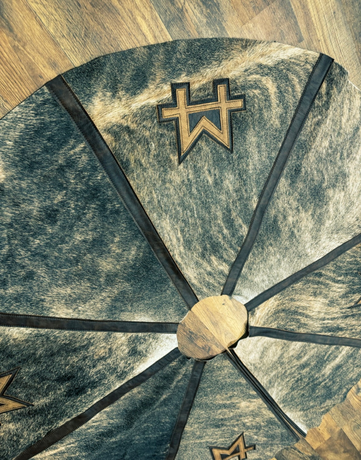 Custom Cowhide Tree Skirt!