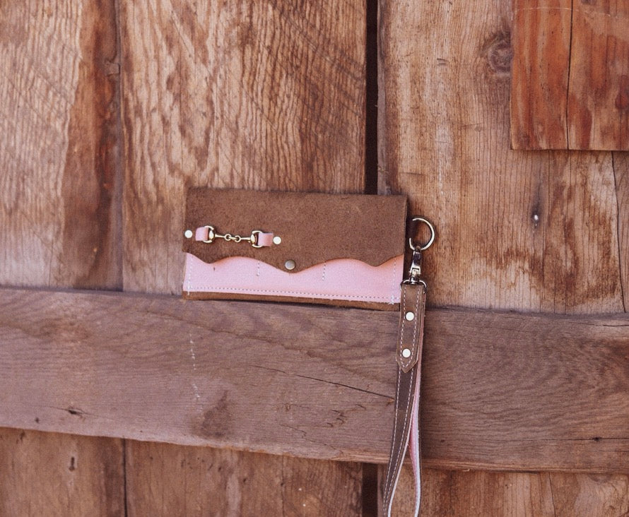 Barn Star Wristlet Blush Pink