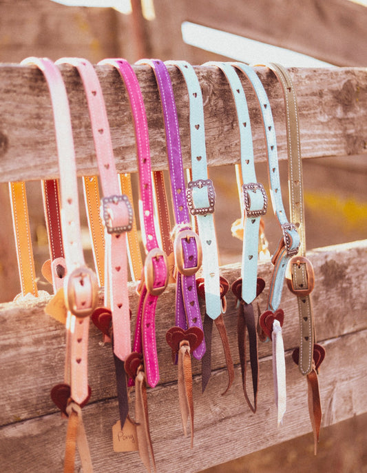 Pony Suede Split Ear Headstalls