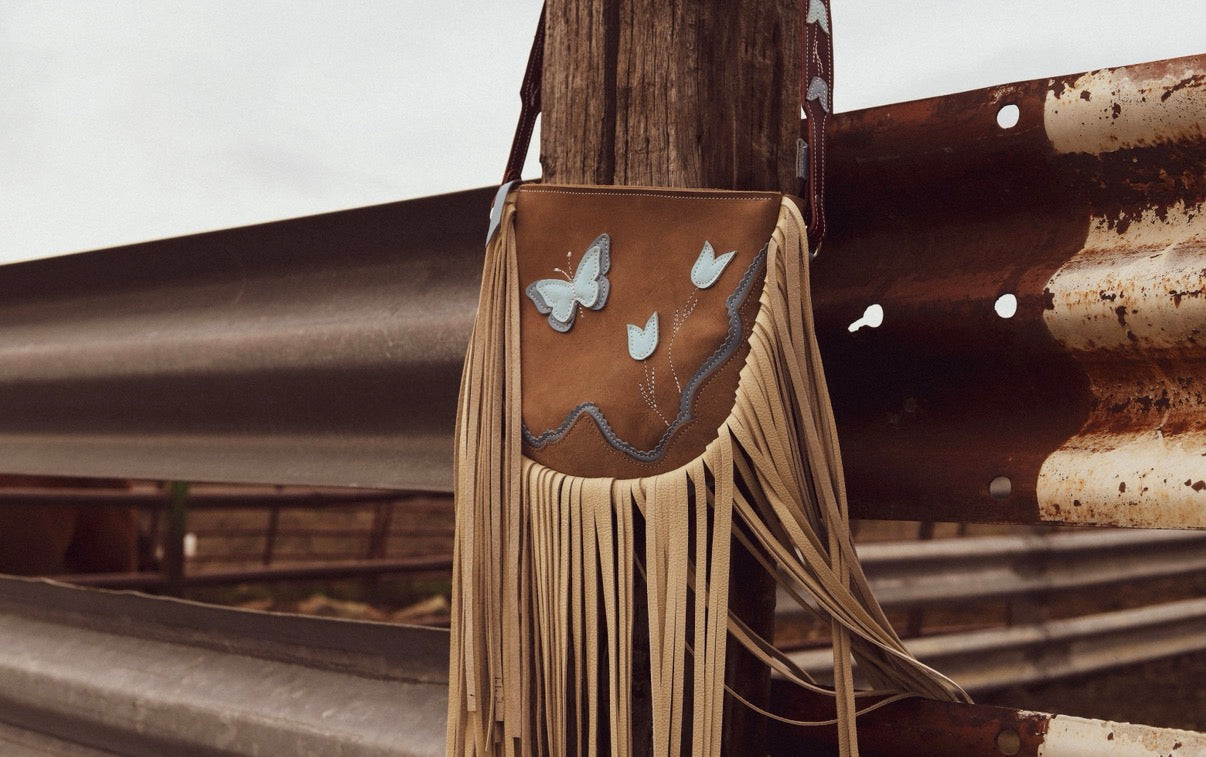 Chap Purse Crossbody Grizzly
