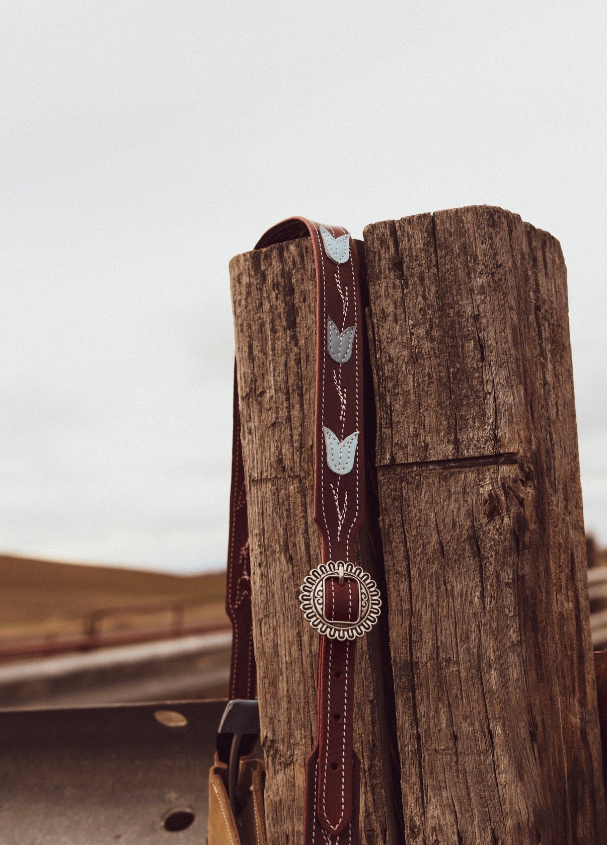 Chap Purse Crossbody Grizzly
