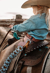 Pink/Vanilla Daisy Chaps