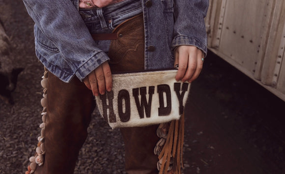 “HOWDY” Cosmetic Bag