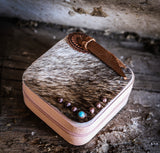 Cowhide Jewelry Box