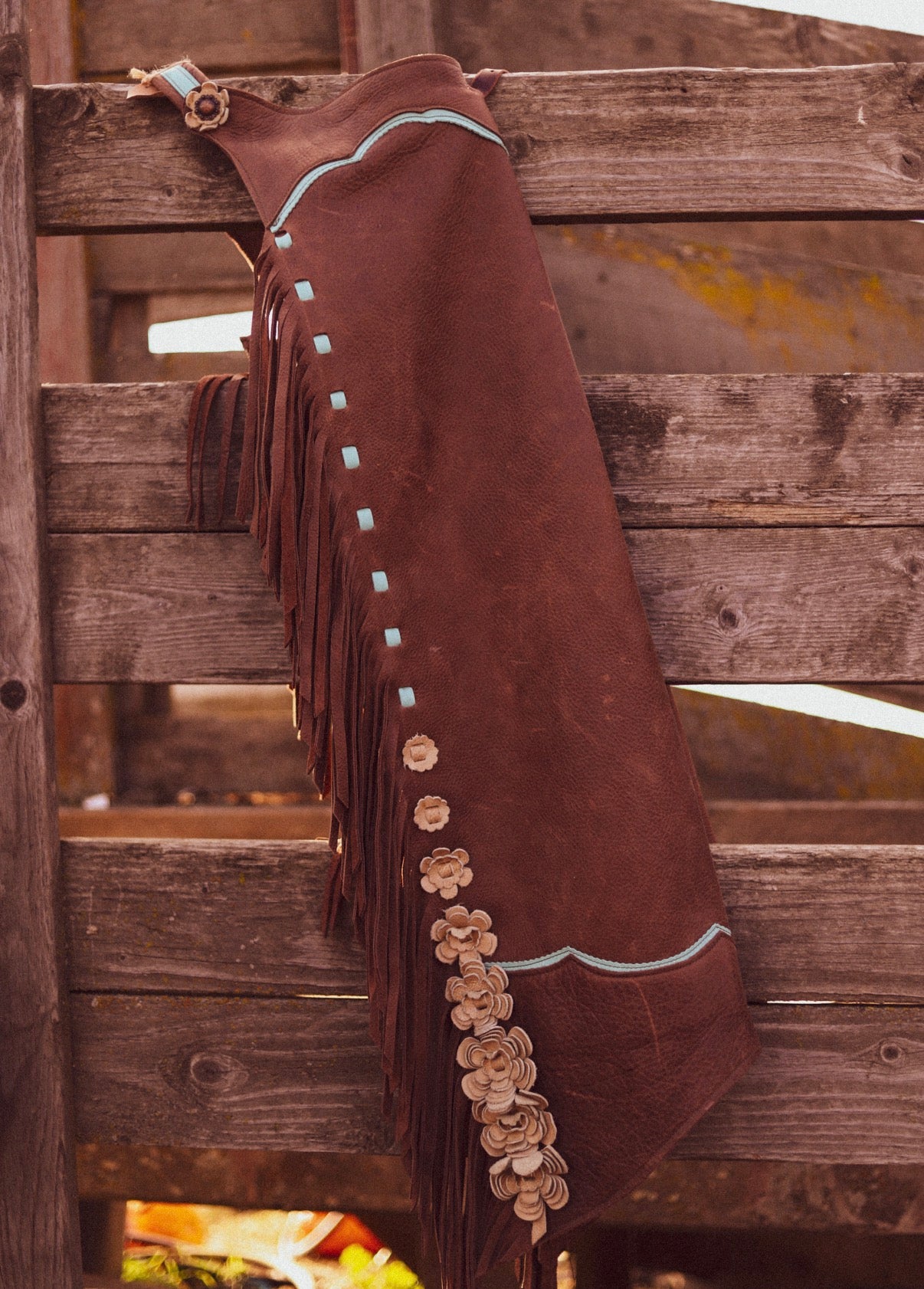 Saddle Tan Shotgun Chaps