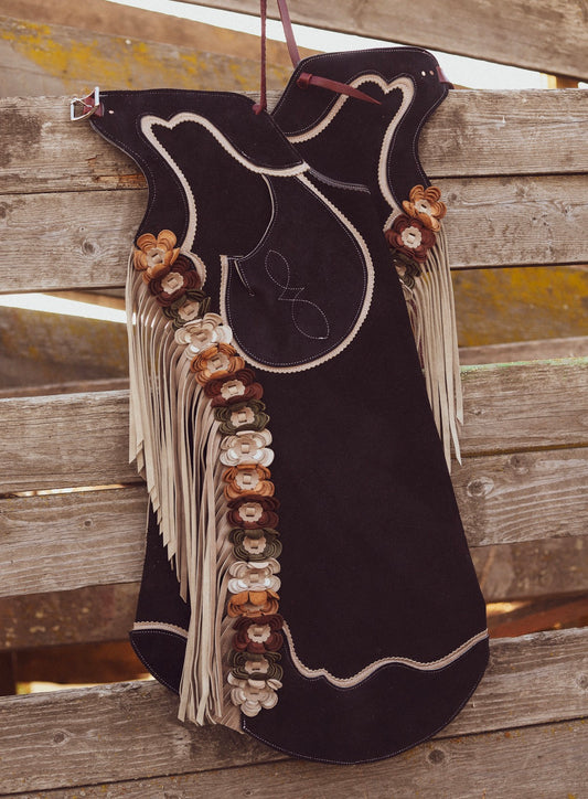 Black Roughout Wildflower Step ins