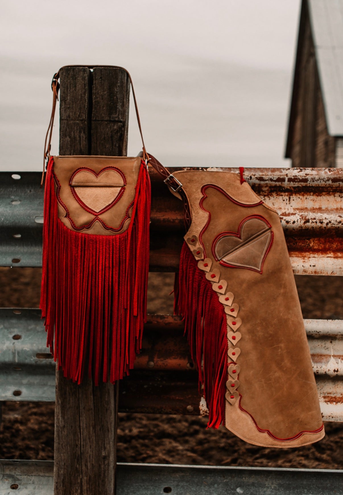Rustic Red Chaps Step Ins