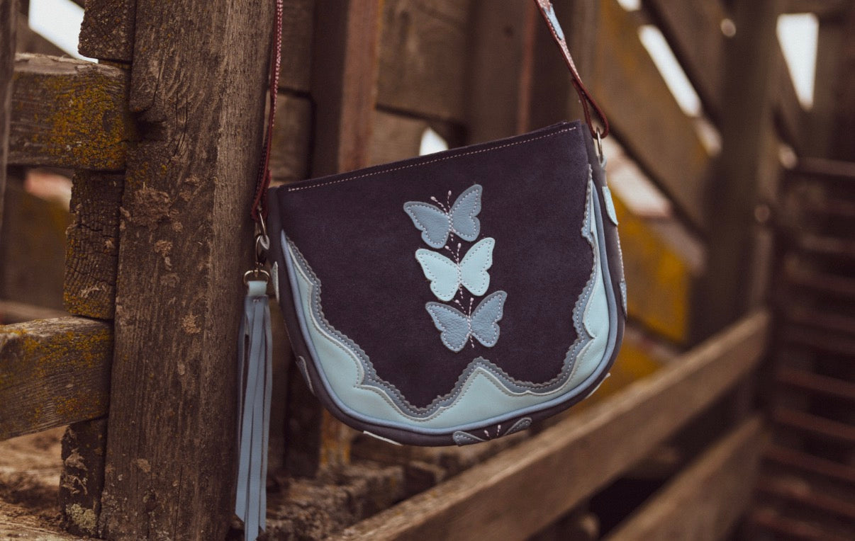 Chap Purse Crossbody Navy