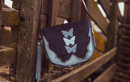 Chap Purse Crossbody Navy