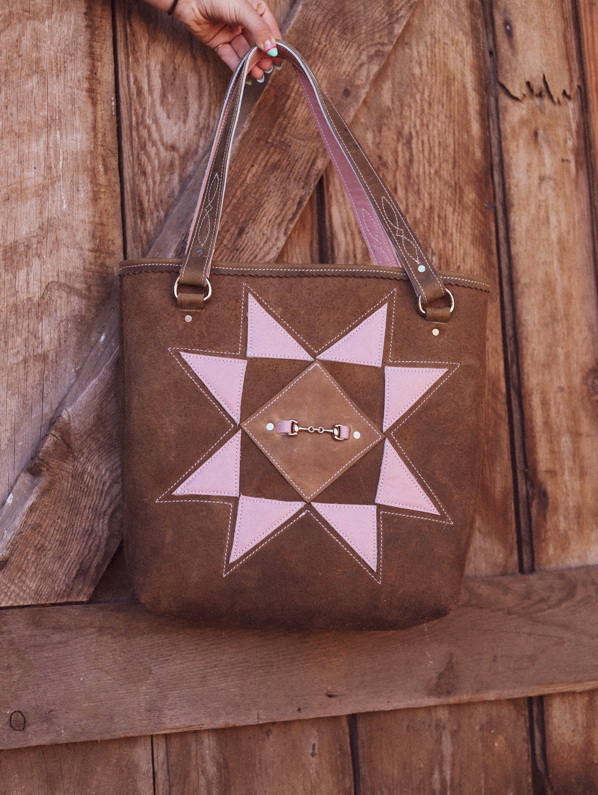 Barn Star Tote Blush Pink