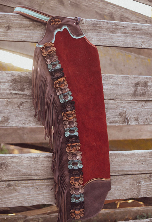 Rust Wildflower Shotgun Chaps