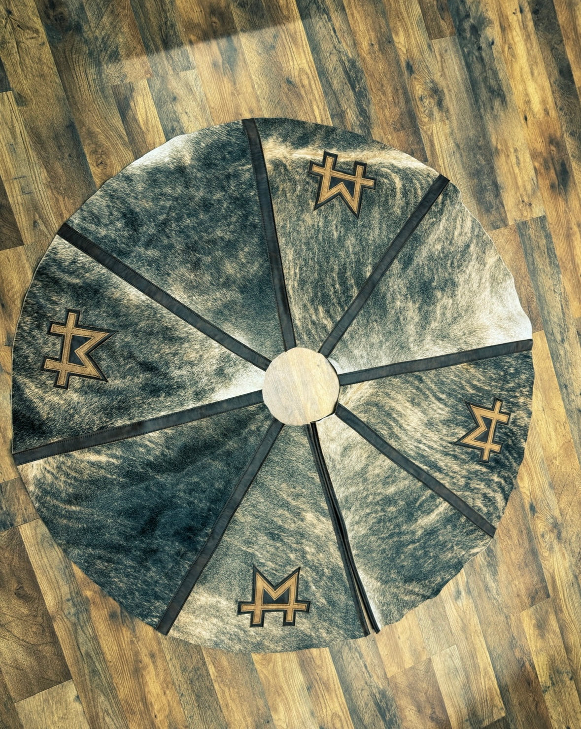 Custom Cowhide Tree Skirt!