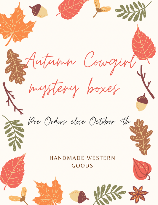 Autumn Cowgirl!  Mystery Boxes