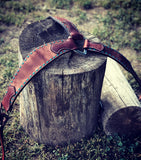 Roughout Buckstitched Roper Breast Collar Made to Order