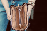 “Mae” Zippered Clutch Wallet
