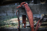 Chocolate Roughout Roper BreastCollar